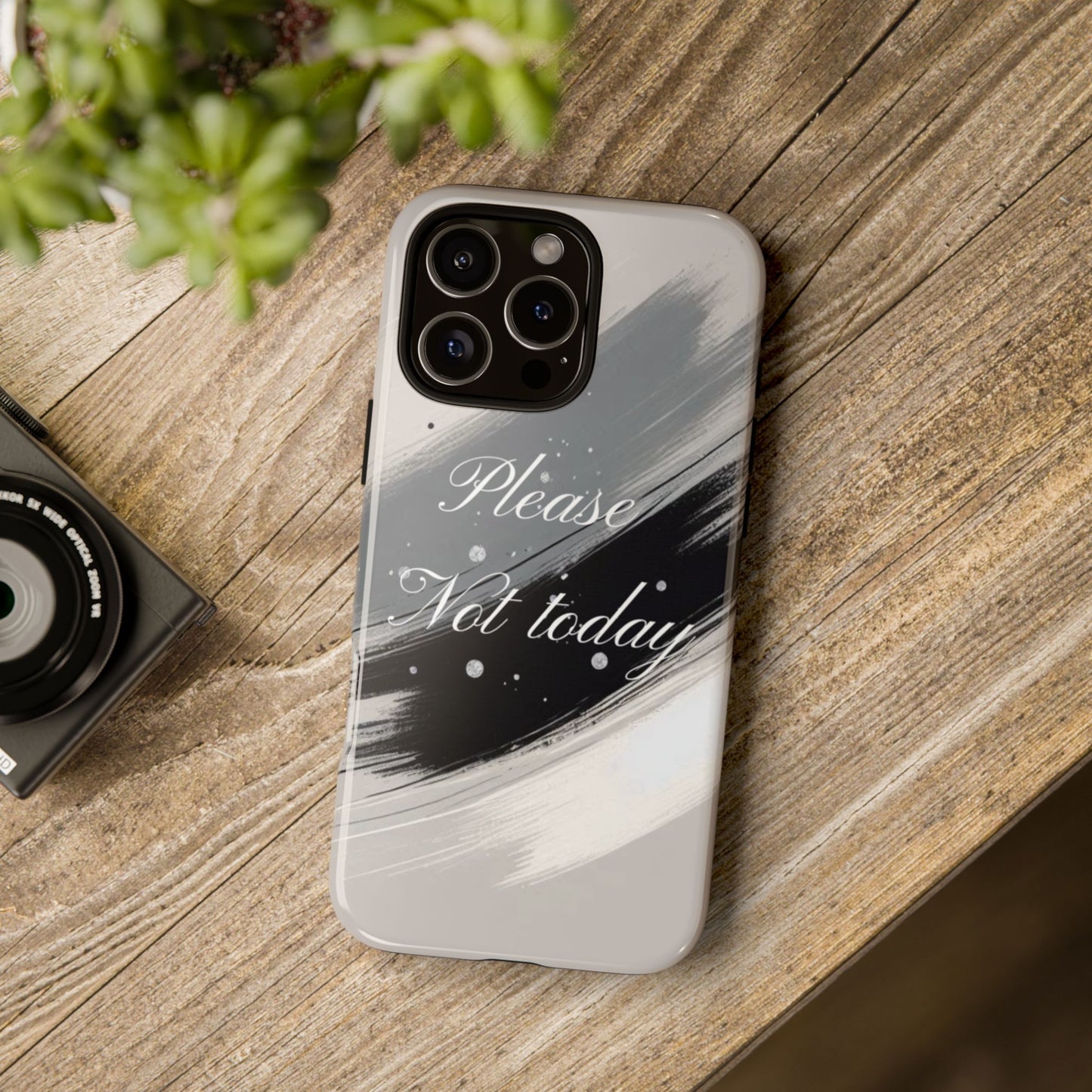 Please, Not Today Minimalist Phone Case Design