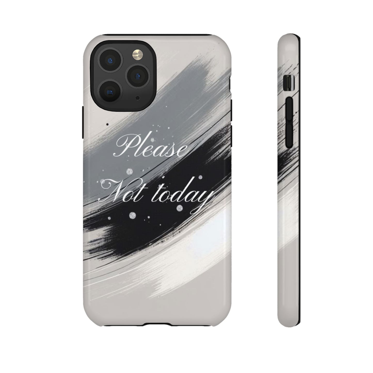 Please, Not Today Minimalist Phone Case Design